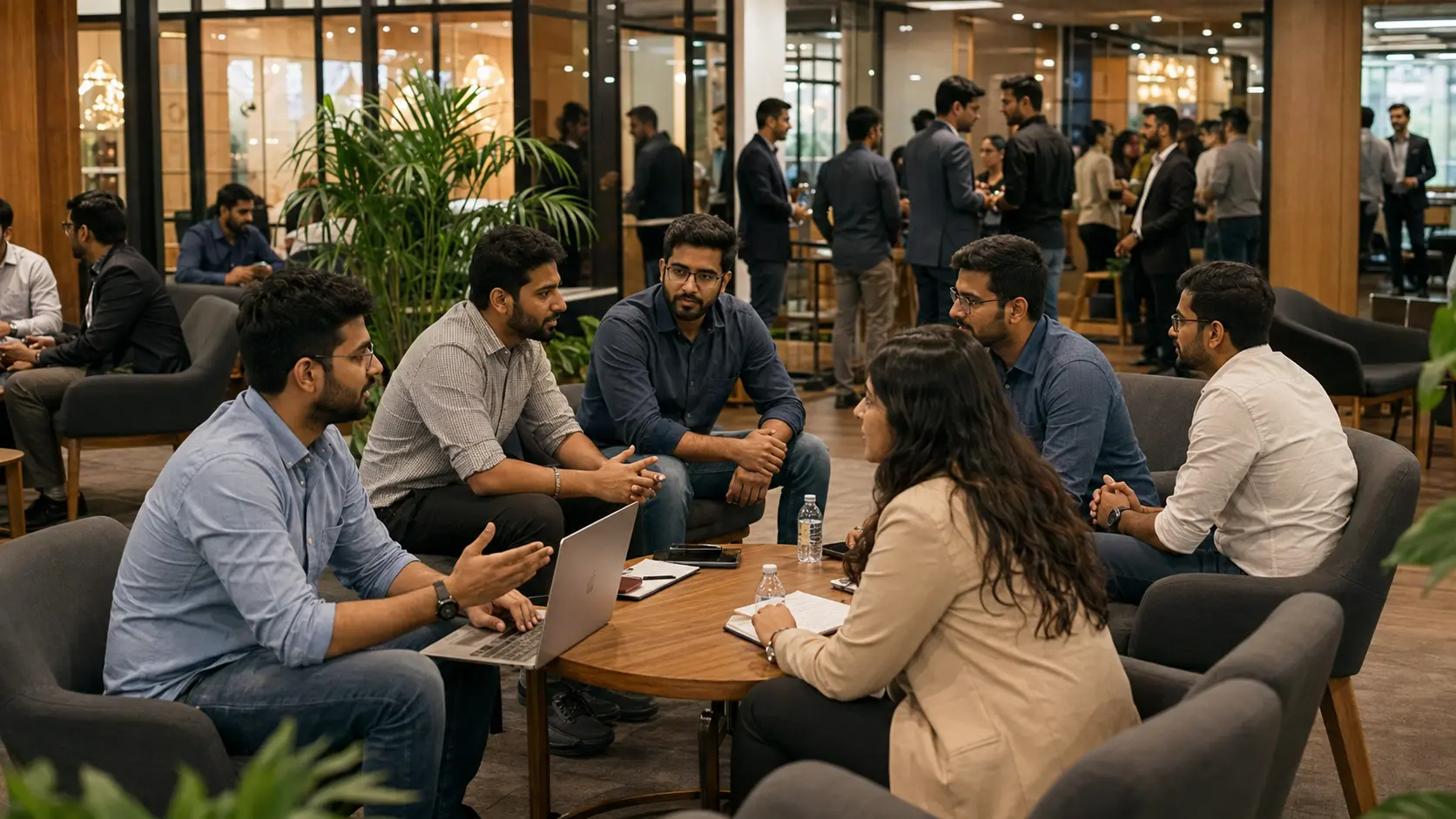 Business builders in conversation with the chief mentor